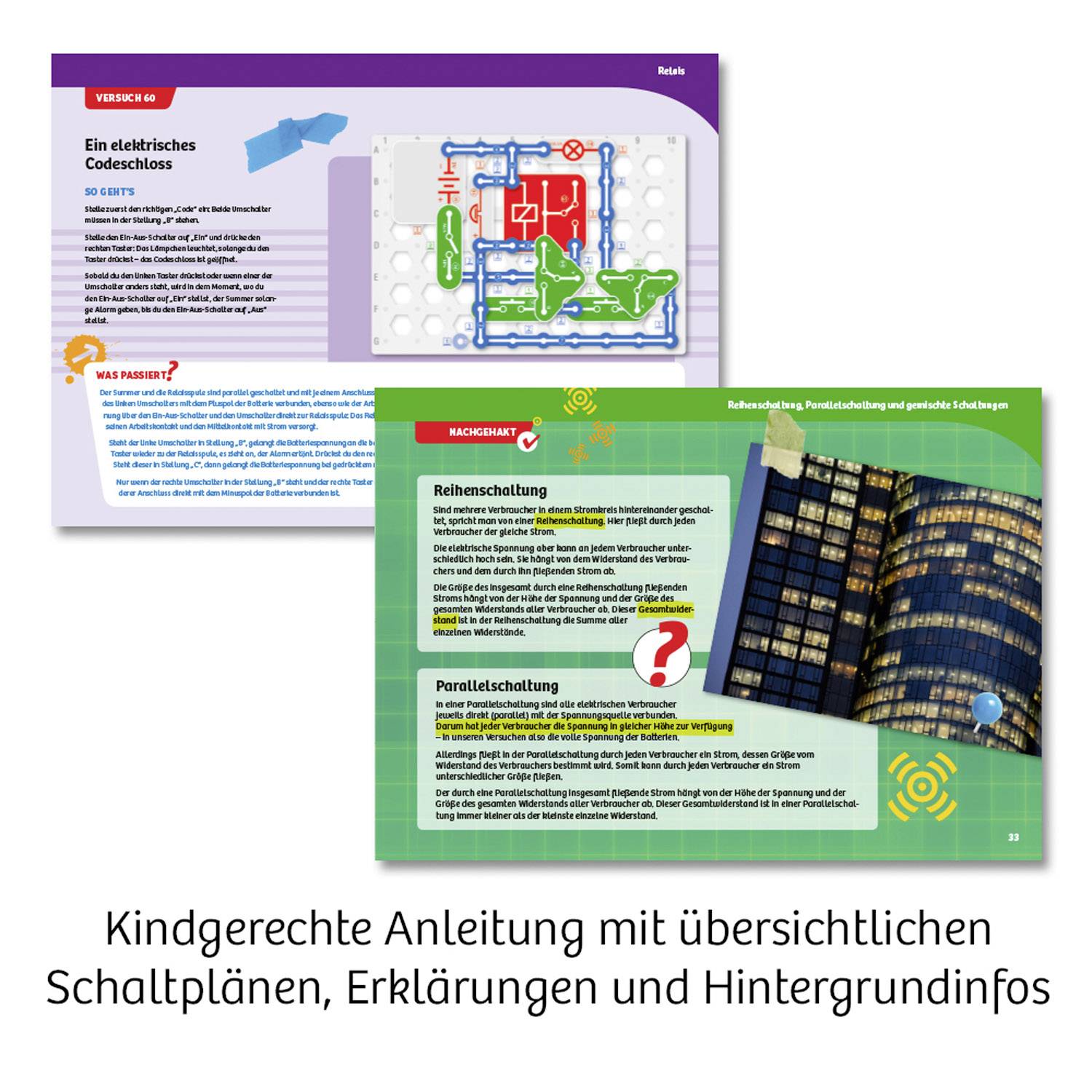 Kosmos 620547 Easy Elektro - Start Physik Experimentierkasten ab 8 Jahre