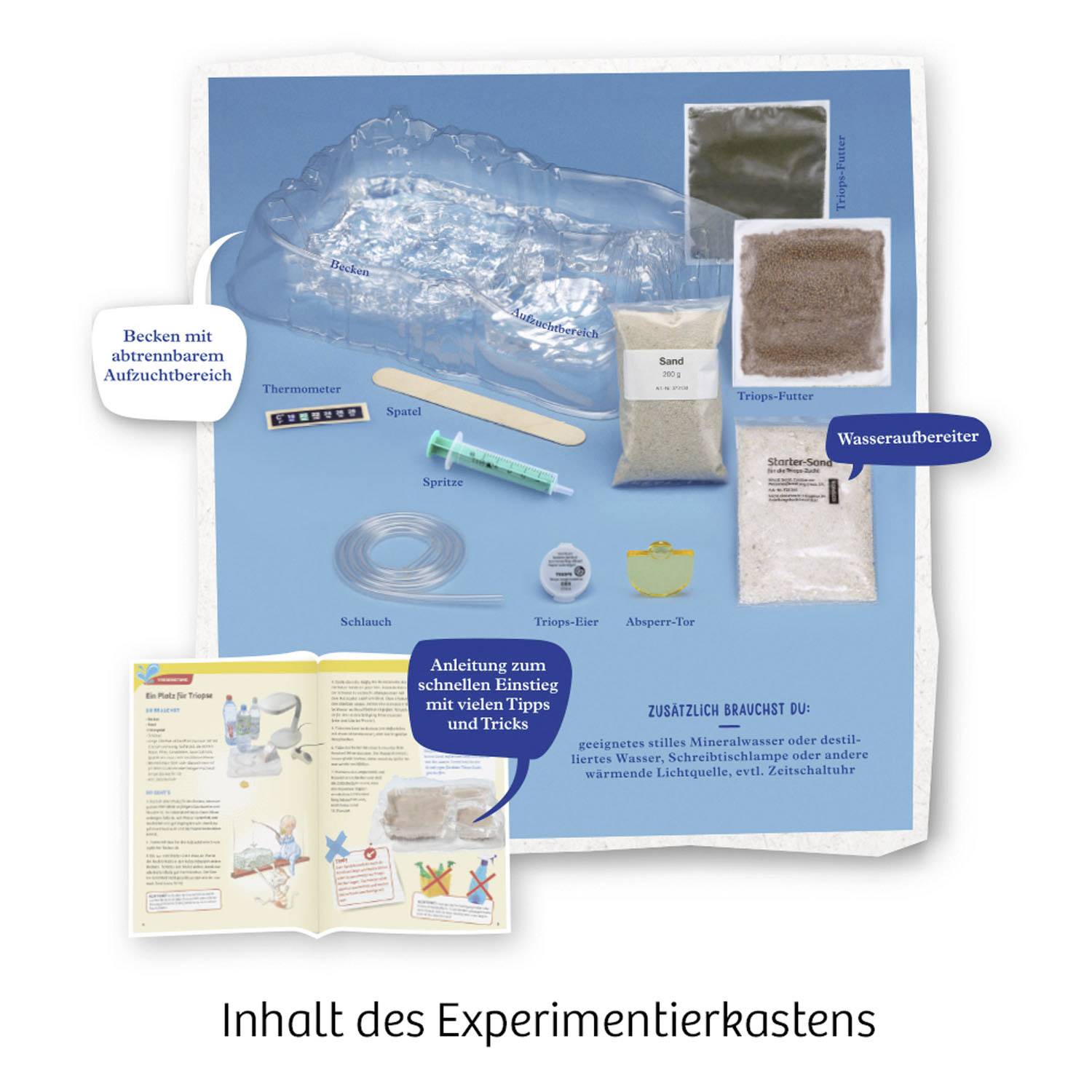 Kosmos 633097 Triops züchten Triops züchten & Natur Experimentier-Set ab 8 Jahre