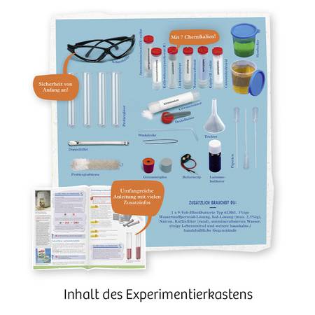 Kosmos 642518 Chemielabor C1000 Chemie, Biologie, Physik Experimentierkasten ab 10 Jahre experimentierkasten chemie ab 10