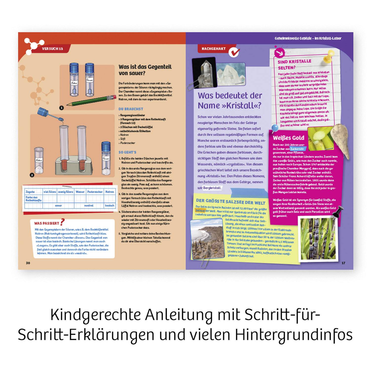 Kosmos 642525 Mein erstes Chemielabor Chemie Experimentierkasten ab 8 Jahre