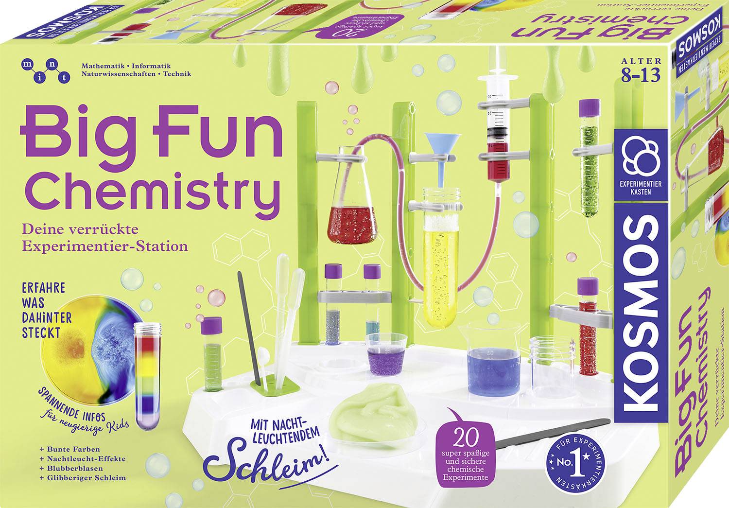Kosmos 642532 Big Fun Chemistry Chemie Experimentierkasten ab 8 Jahre