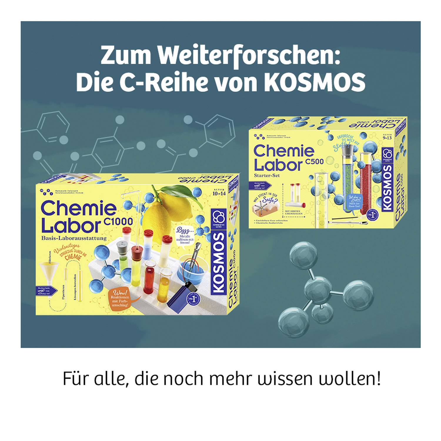 Kosmos 642532 Big Fun Chemistry Chemie Experimentierkasten ab 8 Jahre
