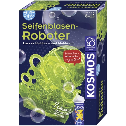 Kosmos 654122 FunScience Seifenblasen-Roboter Experimentier-Set ab 8 Jahre Kosmos 654122 FunScience Seifenblasen-Roboter Experimentier-Set ab 8 Jahre