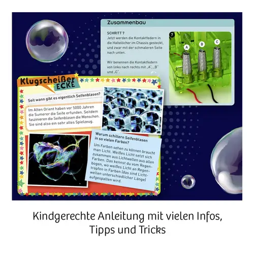 Kosmos 654122 FunScience Seifenblasen-Roboter Experimentier-Set ab 8 Jahre Kosmos 654122 FunScience Seifenblasen-Roboter Experimentier-Set ab 8 Jahre