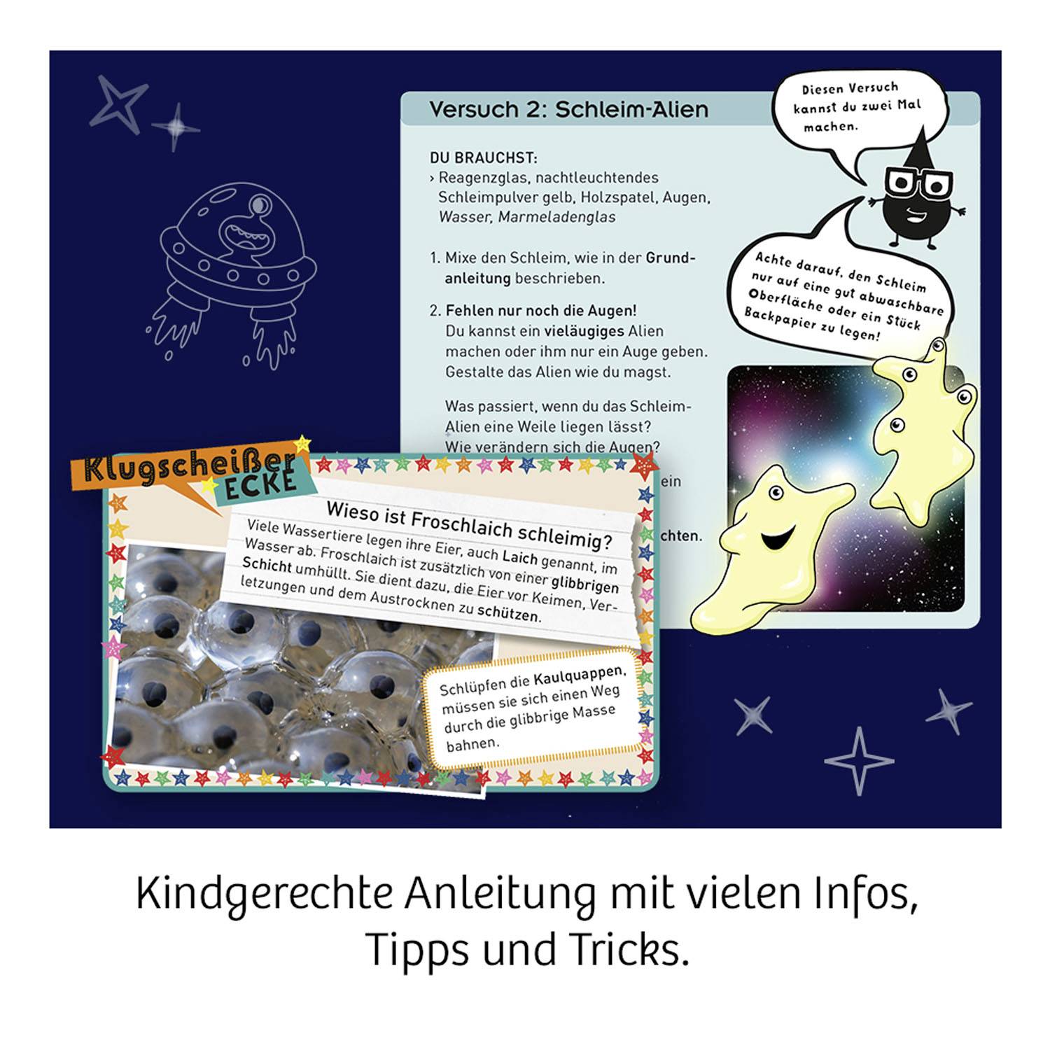 Kosmos 654177 FunScience Schleim-Galaxie Chemie Experimentierkasten ab 8 Jahre