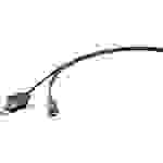 Renkforce RF-3909364 Cable-Sharing Verbindungskabel [3x DisplayPort Stecker, Mini-DisplayPort Stecker, USB 3.2 Gen 2 Stecker