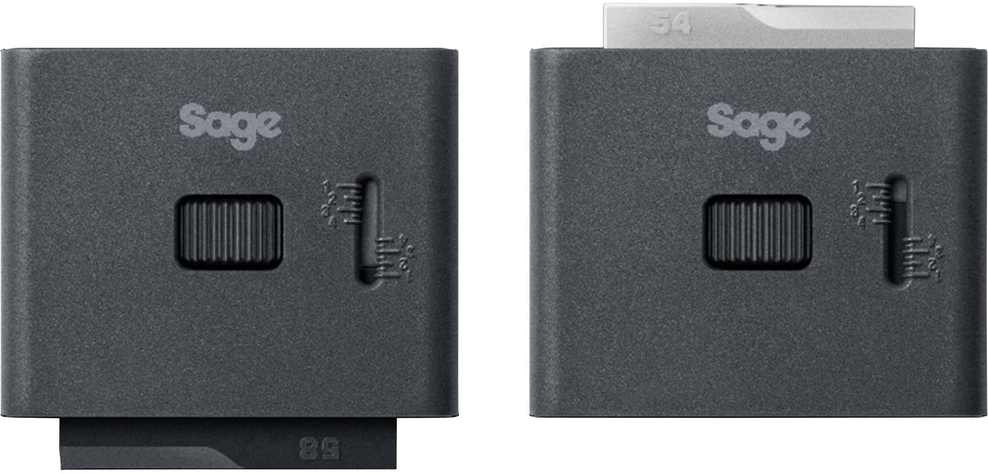 Sage The Dose Control Pro SCG600SIL2EEU1 Kaffeemühle Edelstahl Stahl-Kegelmahlwerk