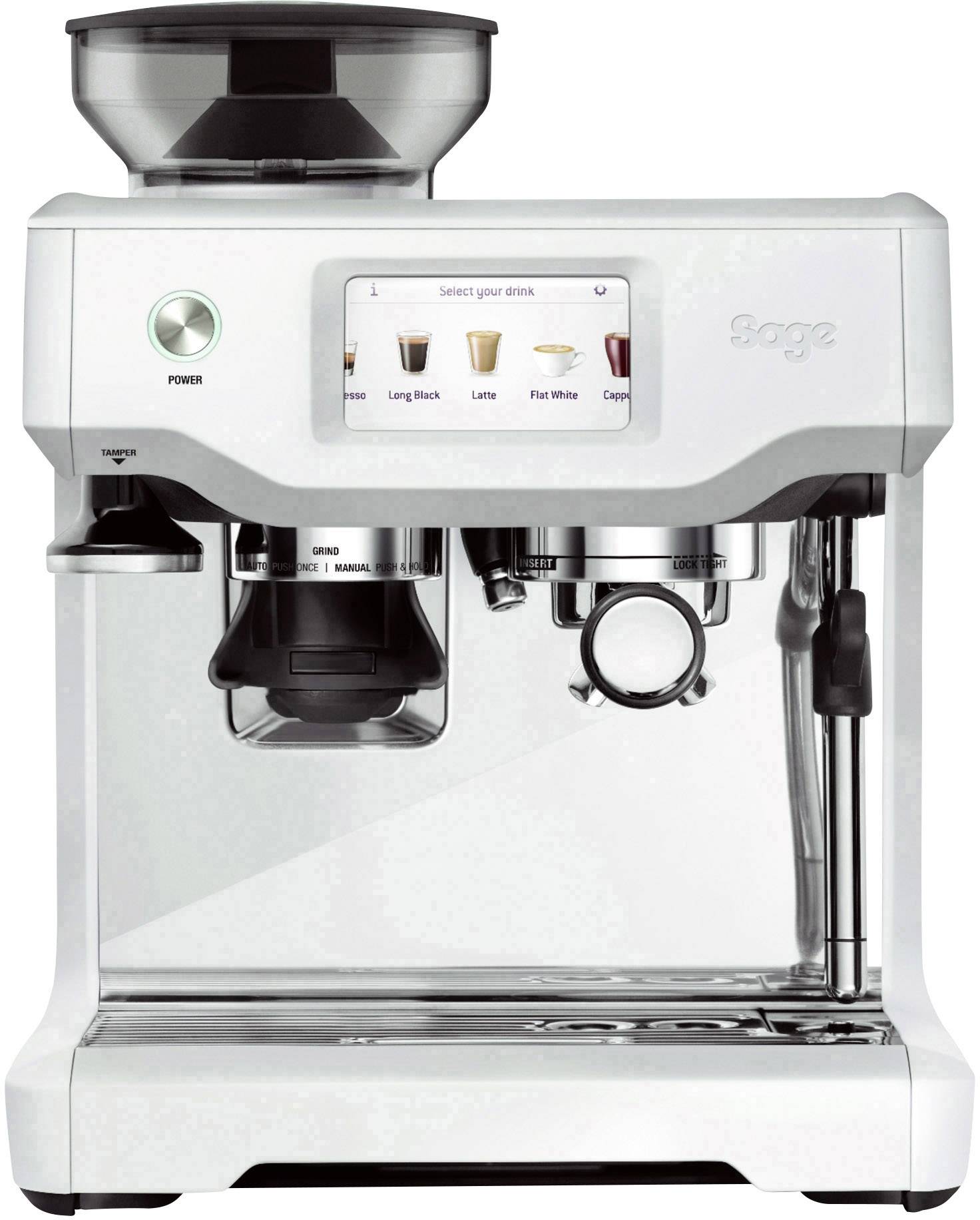 Sage The Barista Touch Espressomaschine mit Siebträger Edelstahl 2400W