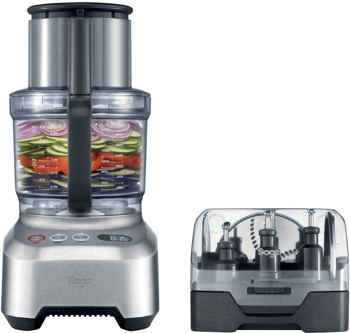 Sage The Kitchen Wizz Pro Schnitzelwerk 1200 W Edelstahl