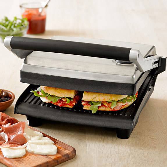 Sage The Adjusta Elektro Kontaktgrill Edelstahl