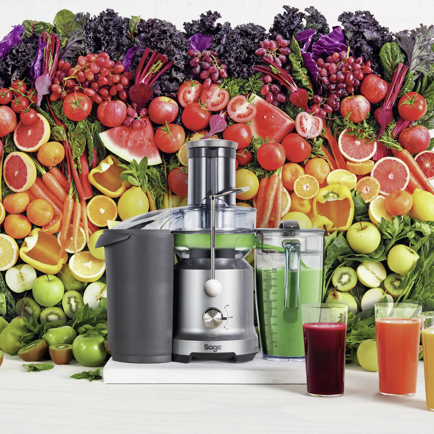 Sage Entsafter The Nutri Juicer Cold 1250 W Edelstahl
