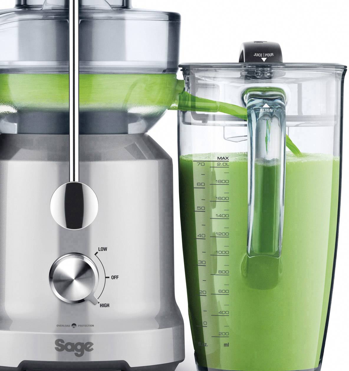 Sage Entsafter The Nutri Juicer Cold 1250 W Edelstahl