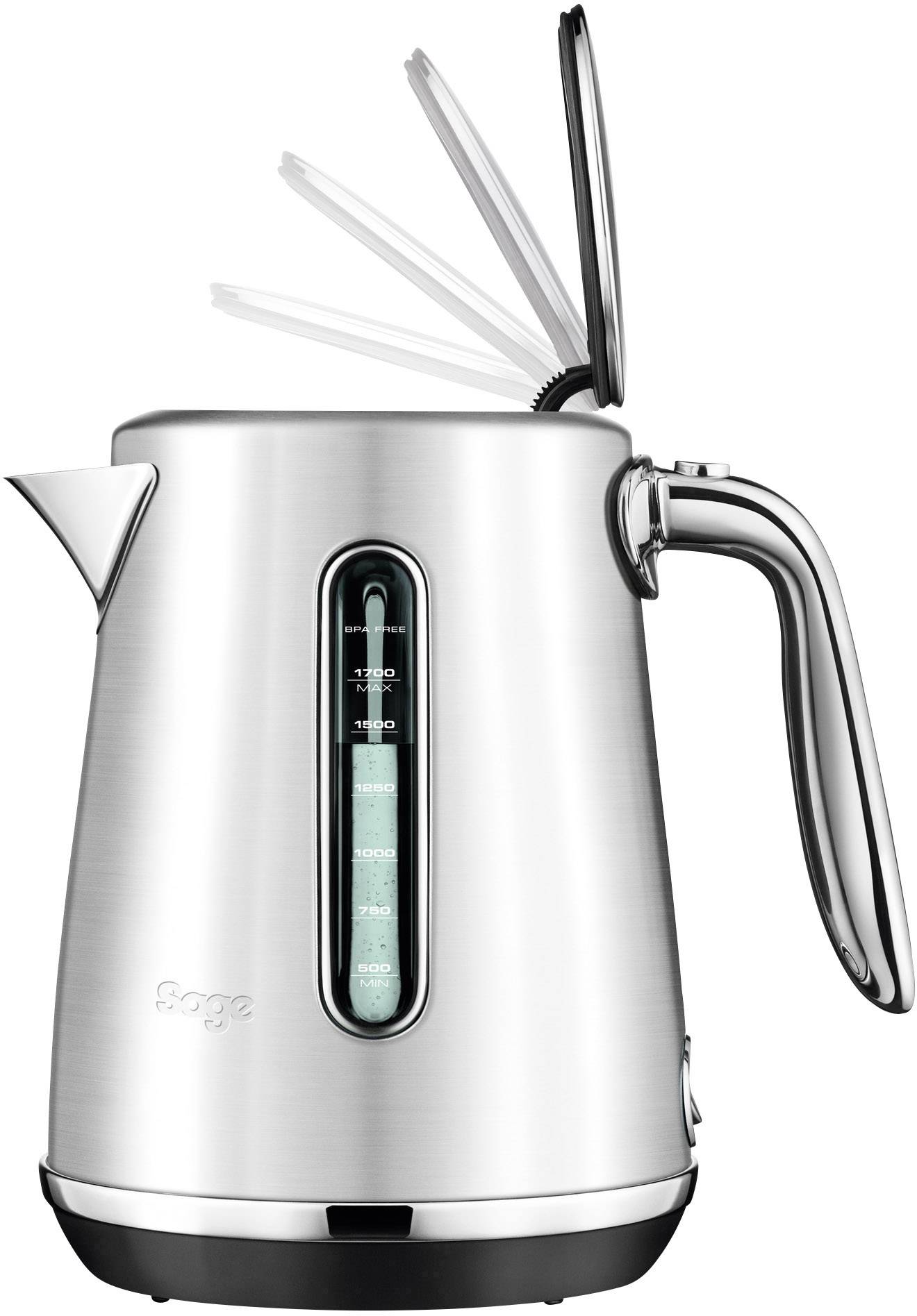 Sage The Soft Top Luxe Wasserkocher Edelstahl (gebürstet) Fassungsvermögen: 1.7 l