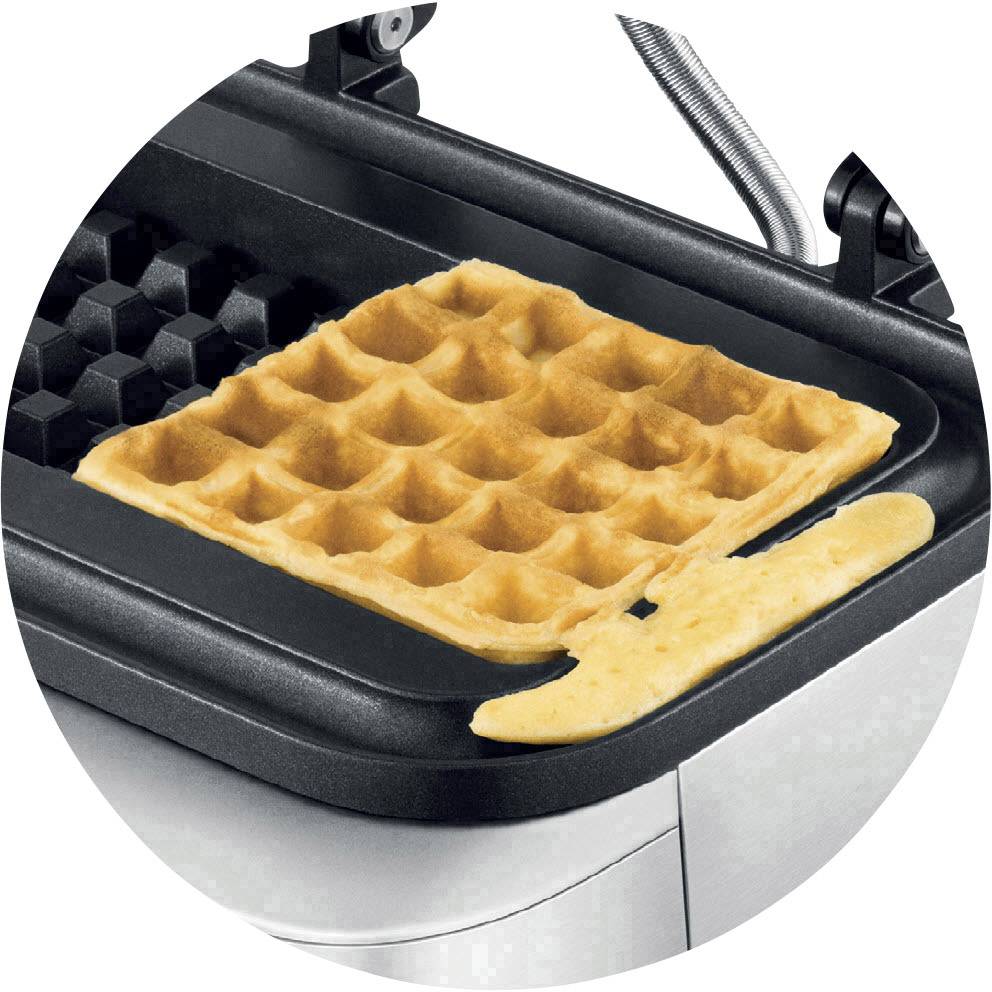 Sage The Smart Waffle Waffeleisen Edelstahl