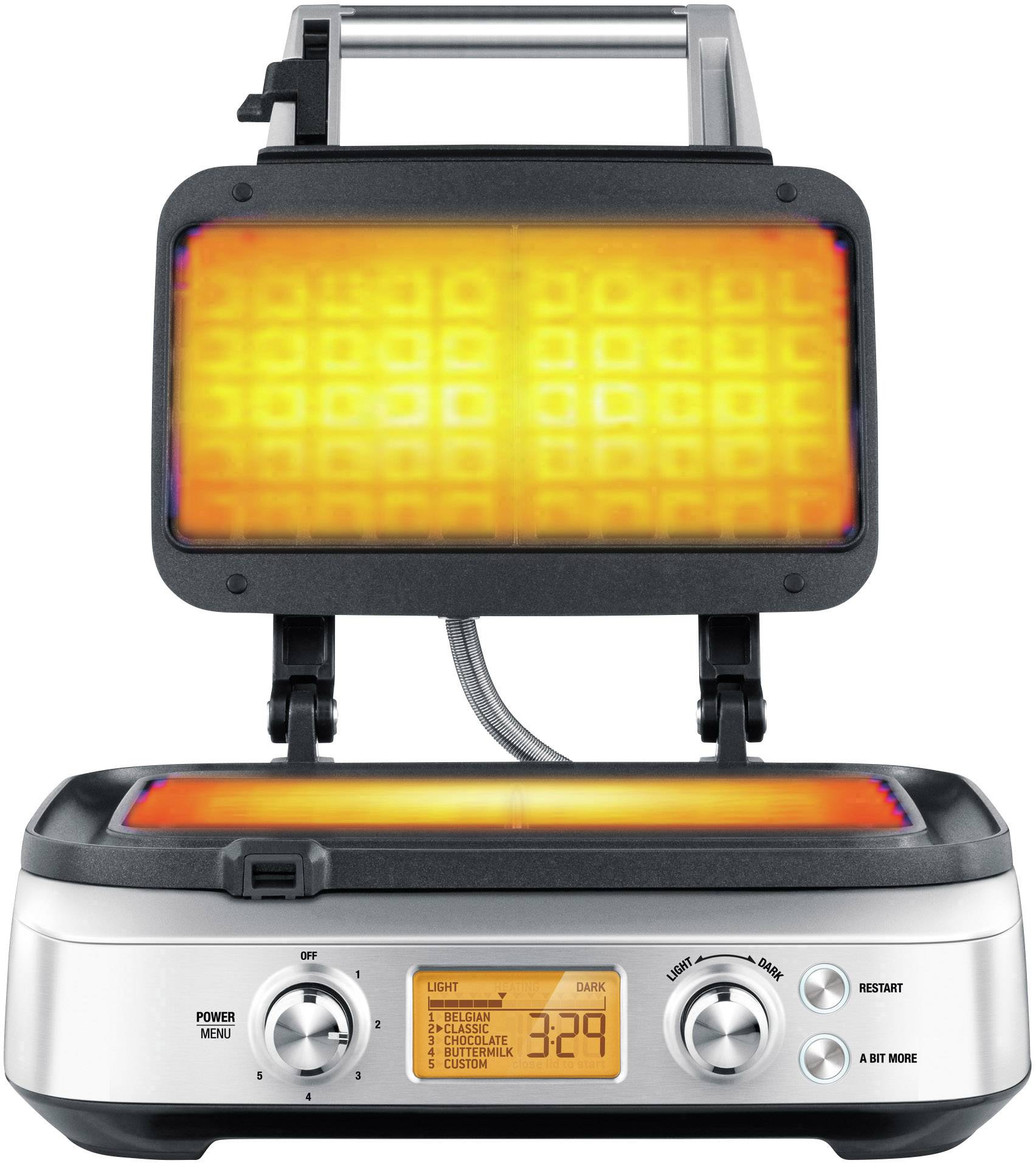 Sage The Smart Waffle Waffeleisen Edelstahl