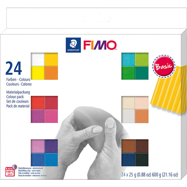 Staedtler FIMO soft Basic Colours 24 Stück