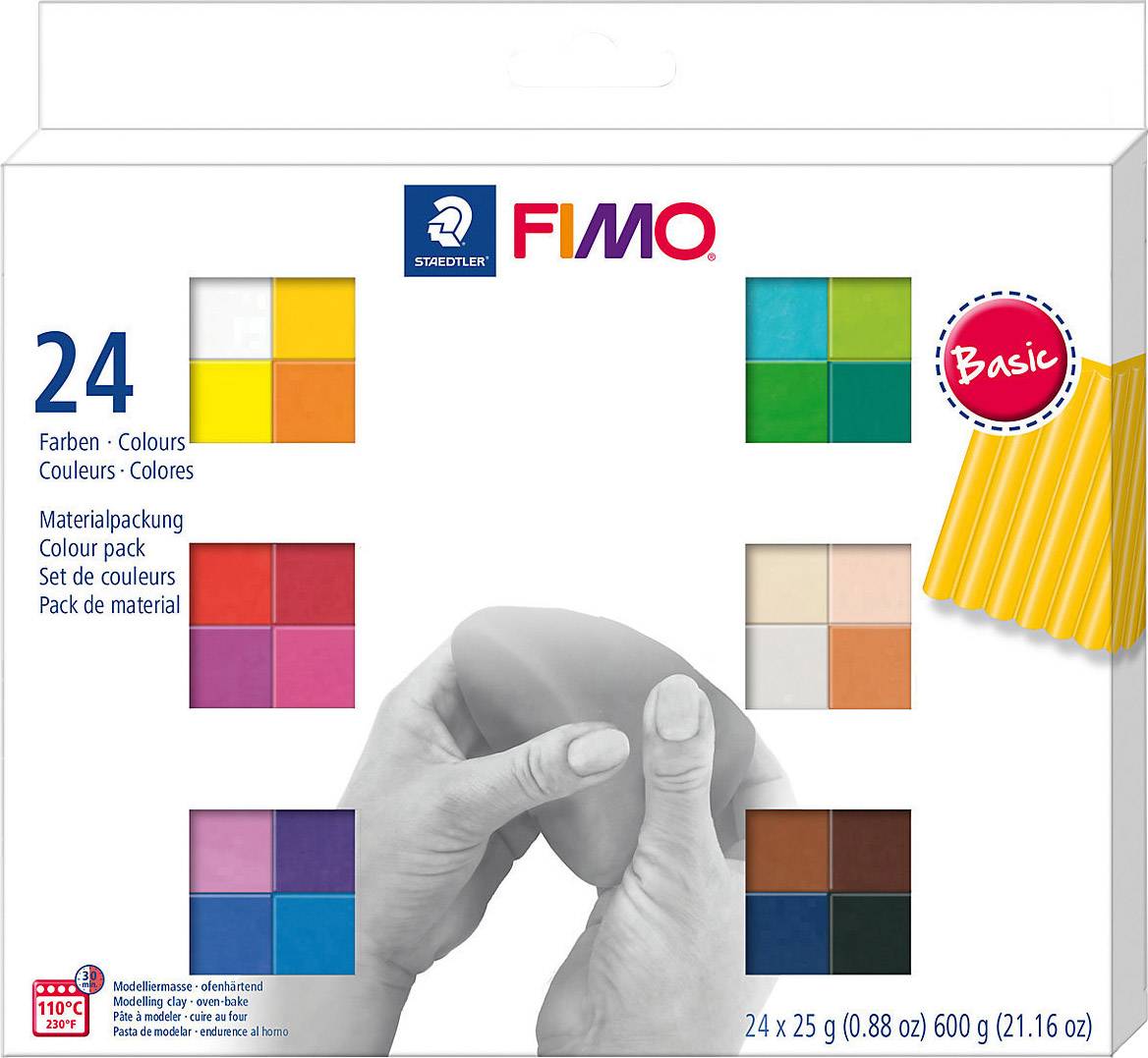 Staedtler FIMO soft Basic Colours 24 Stück