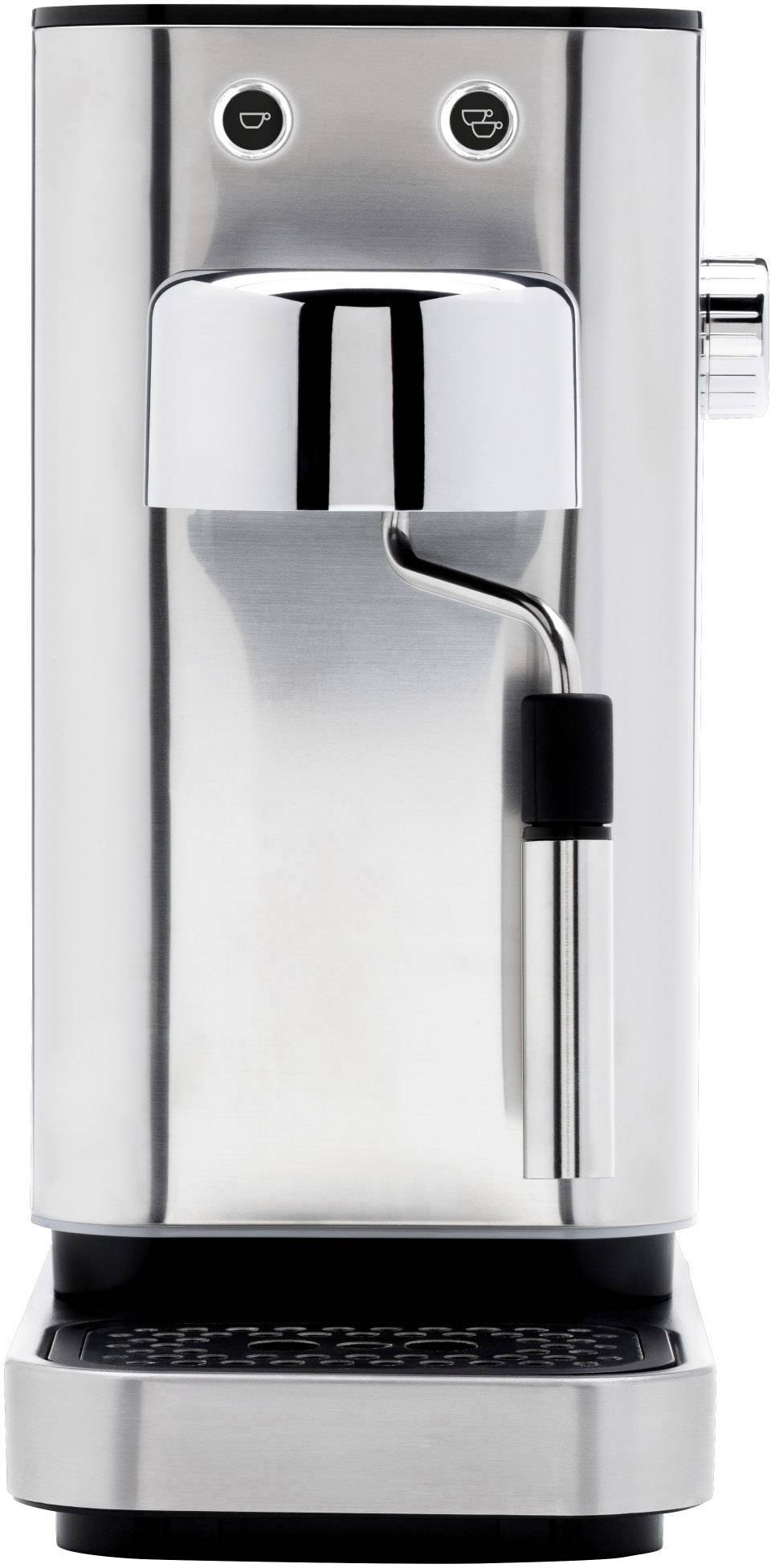 WMF 0412360011 Espressomaschine mit Siebträger Cromargan 1400W Höhenverstellbarer Kaffeeauslauf, mit Milchaufschäumdüse