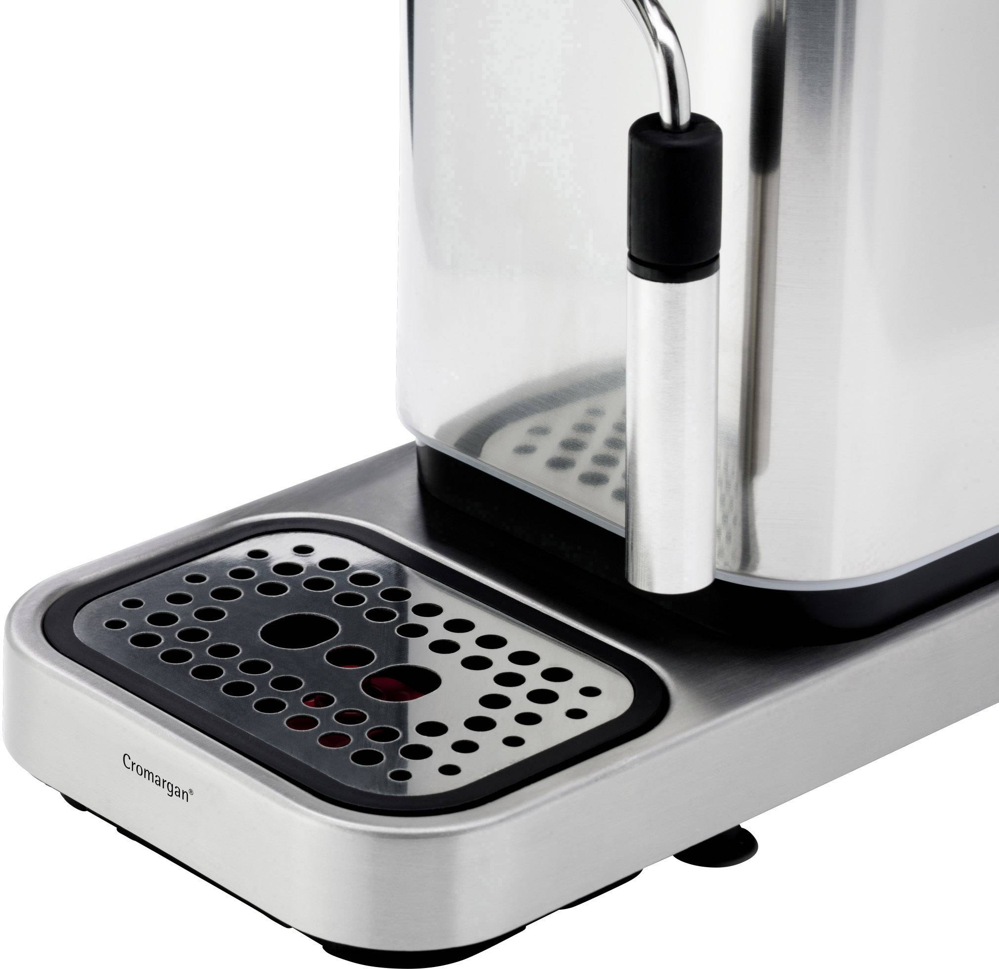 WMF 0412360011 Espressomaschine mit Siebträger Cromargan 1400W Höhenverstellbarer Kaffeeauslauf, mit Milchaufschäumdüse