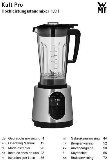 WMF 0416630011 Standmixer 1600 W Cromargan