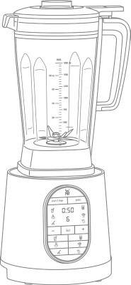 WMF 0416630011 Standmixer 1600 W Cromargan