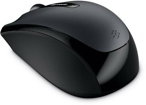 Microsoft Mobile Mouse 3500 Maus Funk BlueTrack Schwarz 3 Tasten 1000 dpi