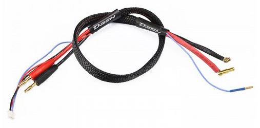 Dash RC Ladekabel-Verlängerung [1x 4mm Goldkontaktstecker - 1x 5mm Goldkontaktstecker] DA-771008