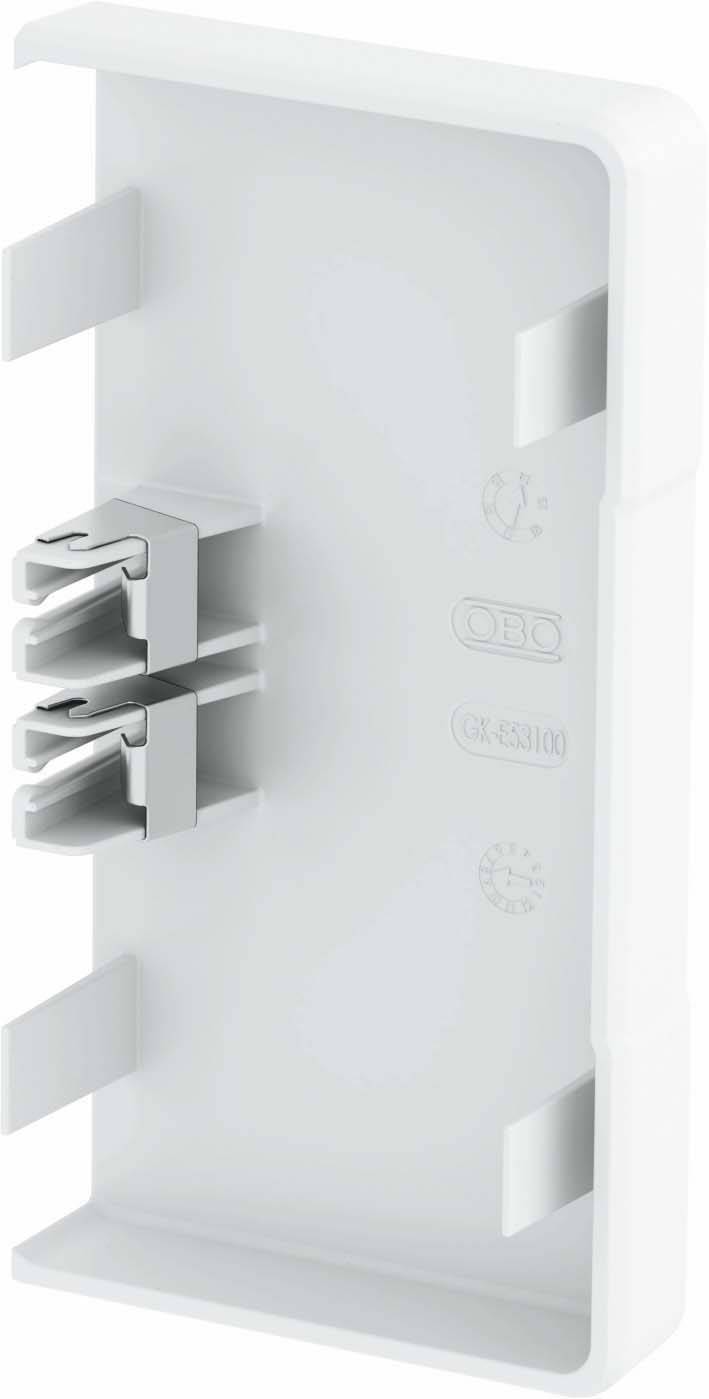 OBO Bettermann 611 3110 Montagezubehör (B x T) 106mm x 56mm 1 St. Reinweiß