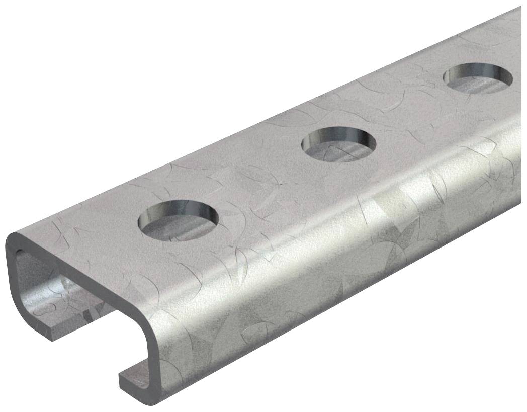 OBO Bettermann 1109525 Profilschiene (L x B x H) 2000 x 27 x 12.5mm 10 St. Metall