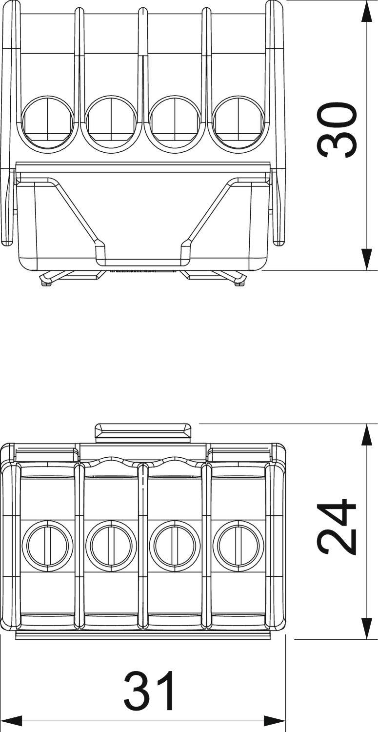 OBO Bettermann 2016255 Neutralleitertrenner 10St.