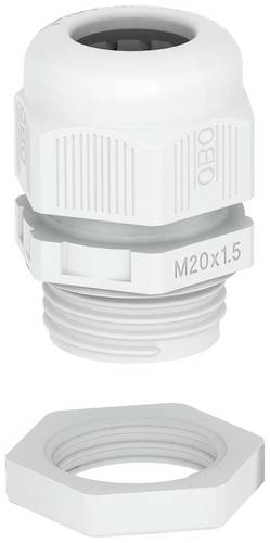 OBO Bettermann 2022764 Kabelverschraubung 1.5 mm Kunststoff, PA Lichtgrau 50 St.
