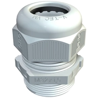 OBO Bettermann 2022870 Kabelverschraubung 1.5 mm Kunststoff, PA Lichtgrau 1 St. OBO Bettermann 2022870 Kabelverschraubung 1.5 mm Kunststoff, PA Lichtgrau 1 St.