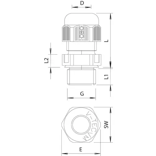 OBO Bettermann 2022870 Kabelverschraubung 1.5 mm Kunststoff, PA Lichtgrau 1 St. OBO Bettermann 2022870 Kabelverschraubung 1.5 mm Kunststoff, PA Lichtgrau 1 St.