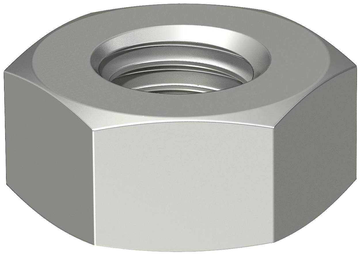 OBO Bettermann DIN 934 M8 V5A 3400185 Sechskantmuttern 8mm Stahl nicht rostend 100St.