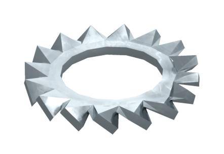 OBO Bettermann DIN 6798A M8G 3404080 Fächerscheibe Innen-Durchmesser: 8.4mm M8 DIN 6798 Stahl 100St.