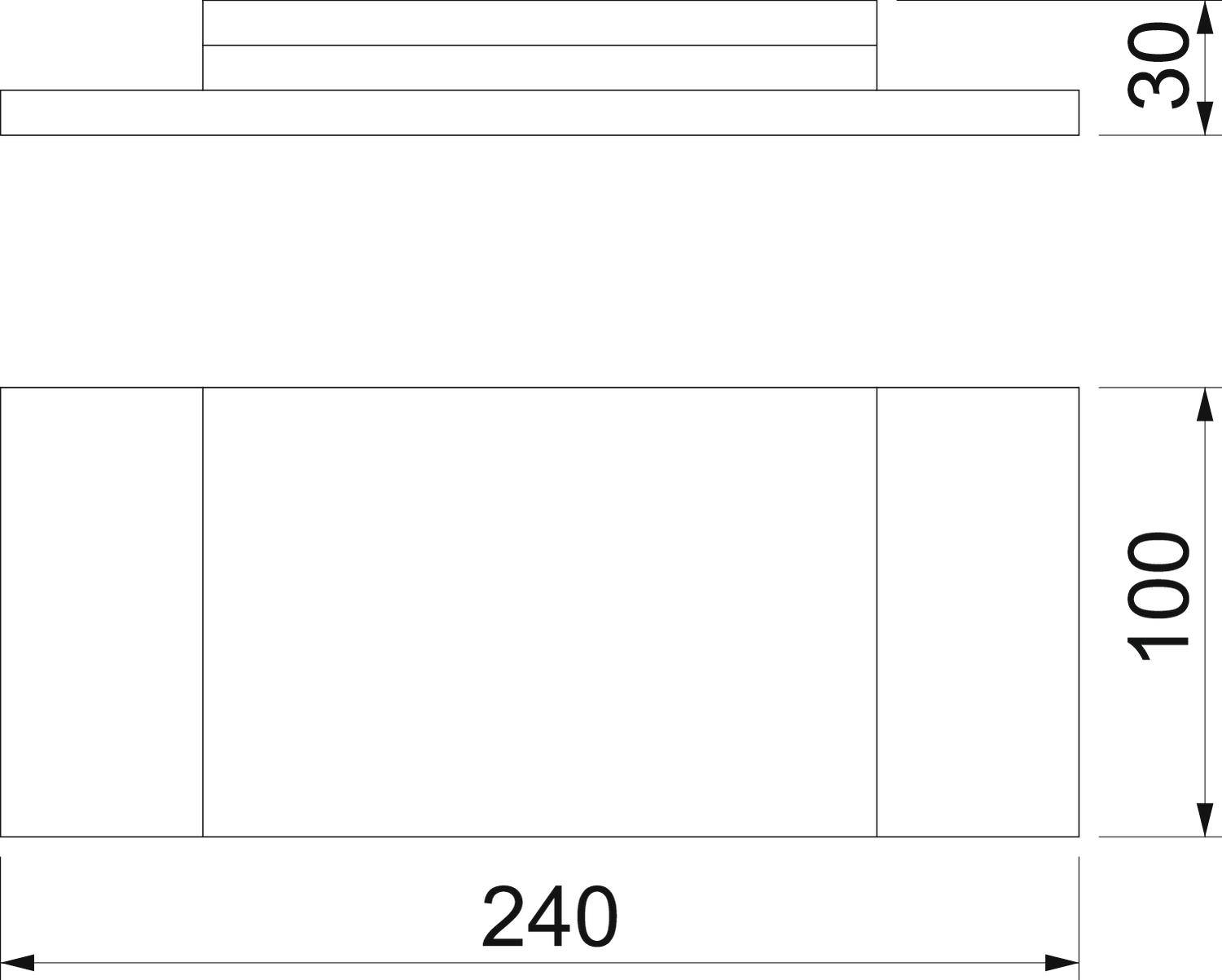 OBO Bettermann 7215545 Montagezubehör (B x T) 220mm x 150mm 1St.