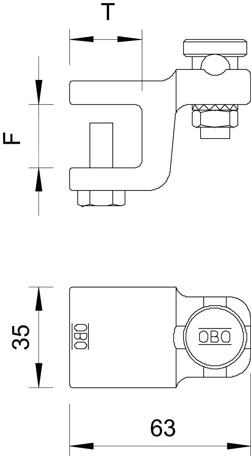 OBO Bettermann 5304407 5004 DIN-FT 12 Montagezubehör 1St.