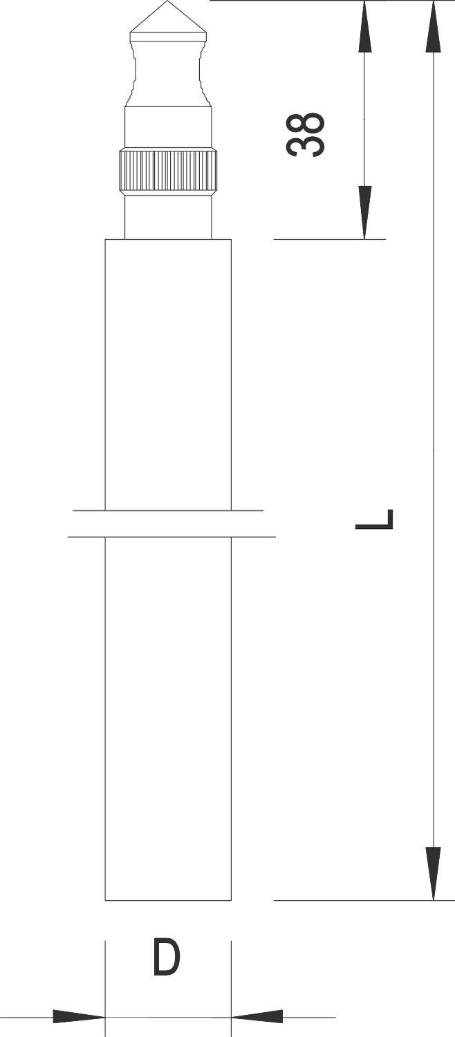 OBO Bettermann 5000866 219 20 BP V4A/1,5m Erdung 1 St.