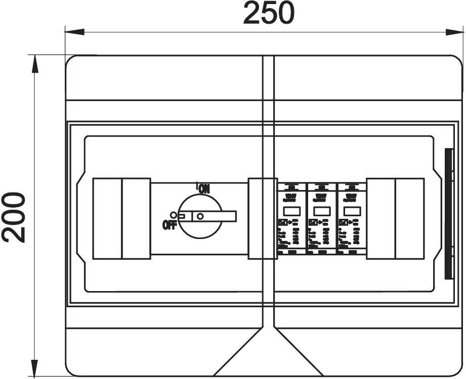 OBO Bettermann 5088635 VG-BC DC-TS900 Überspannungsschutzgerät 30 kA 1St.