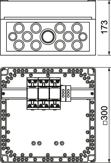 OBO Bettermann 5096874 MCD 50-B 3-VG Kombiableiter 150 kA 1St.