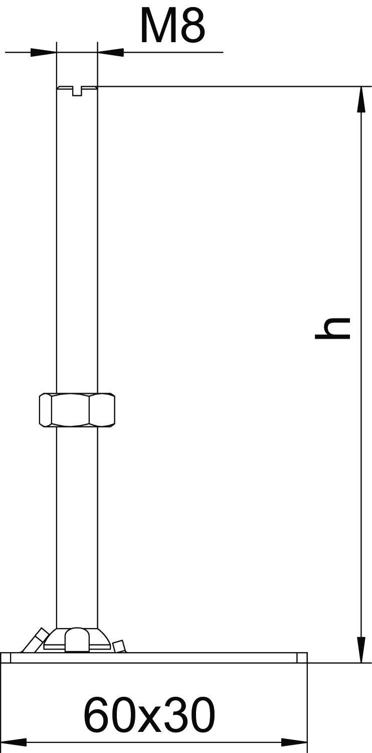 OBO Bettermann RK NEV2 190 (VE4) Nivellierset