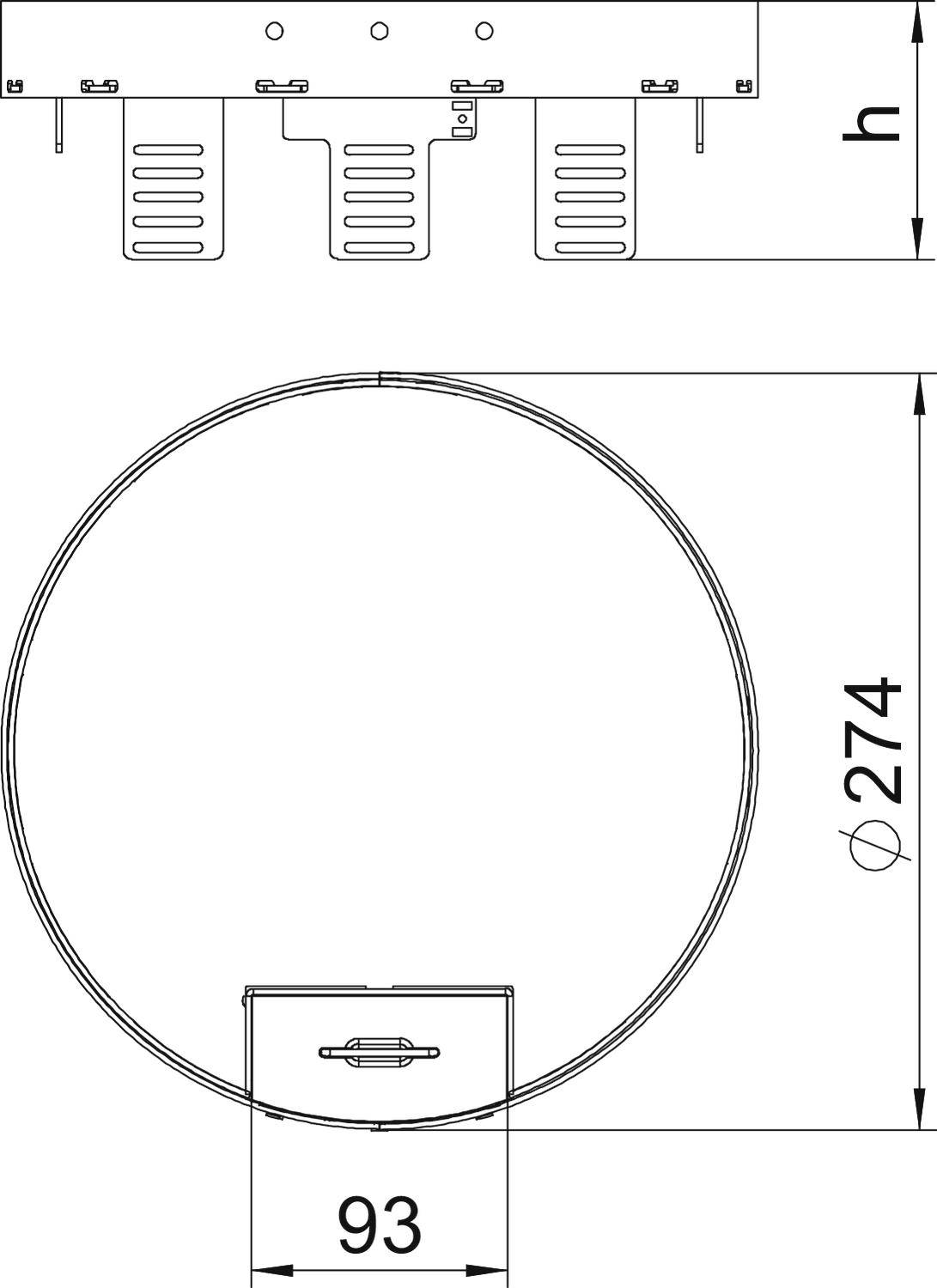OBO Bettermann RKSRN2UZD3R7MS25 Kassette
