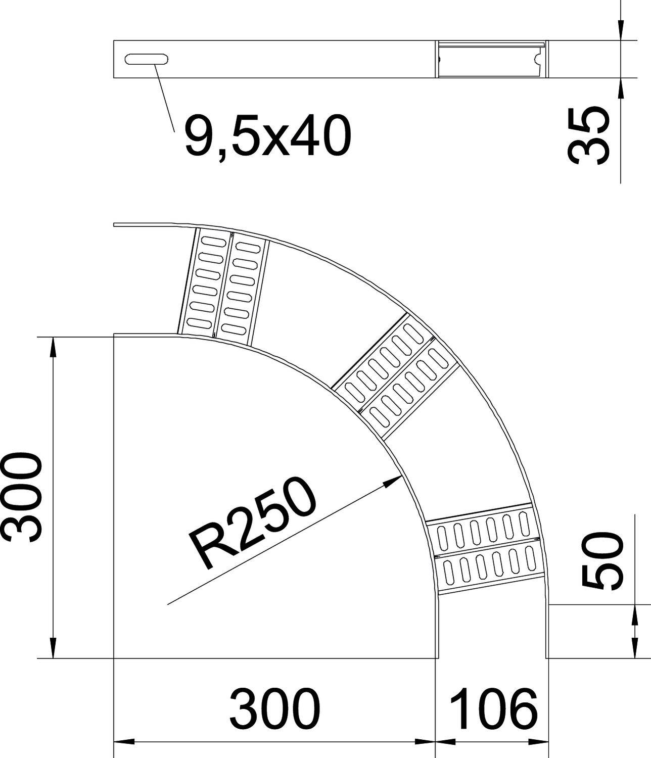 OBO Bettermann 7099261 Bogen 1 St. Metall
