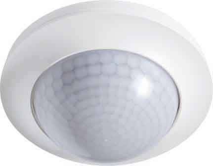 ESYLUX EP10055386 Unterputz Decken-Präsenzmelder 360 ° Weiß IP20