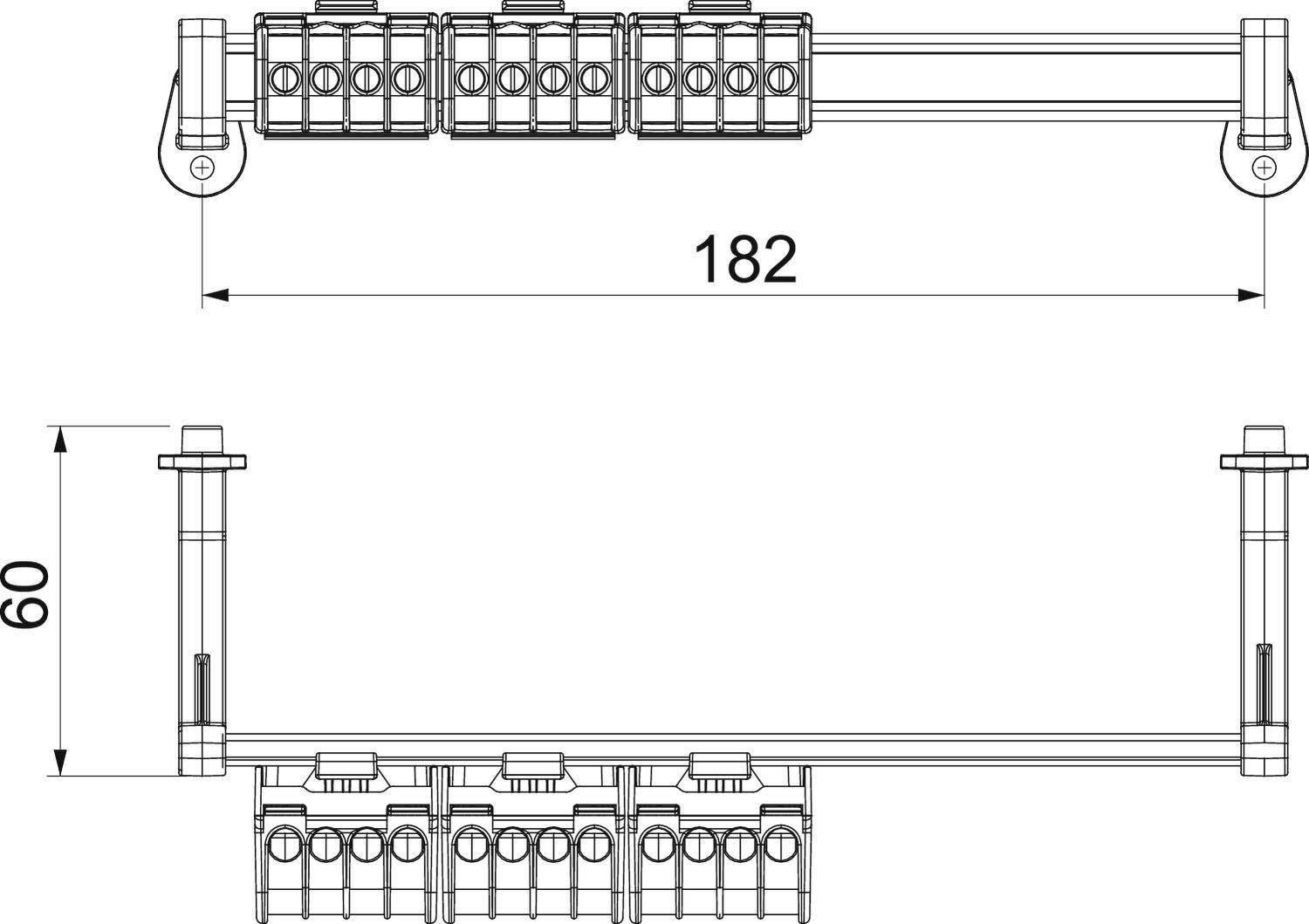 OBO Bettermann 2008892 Klemmleiste 1St.
