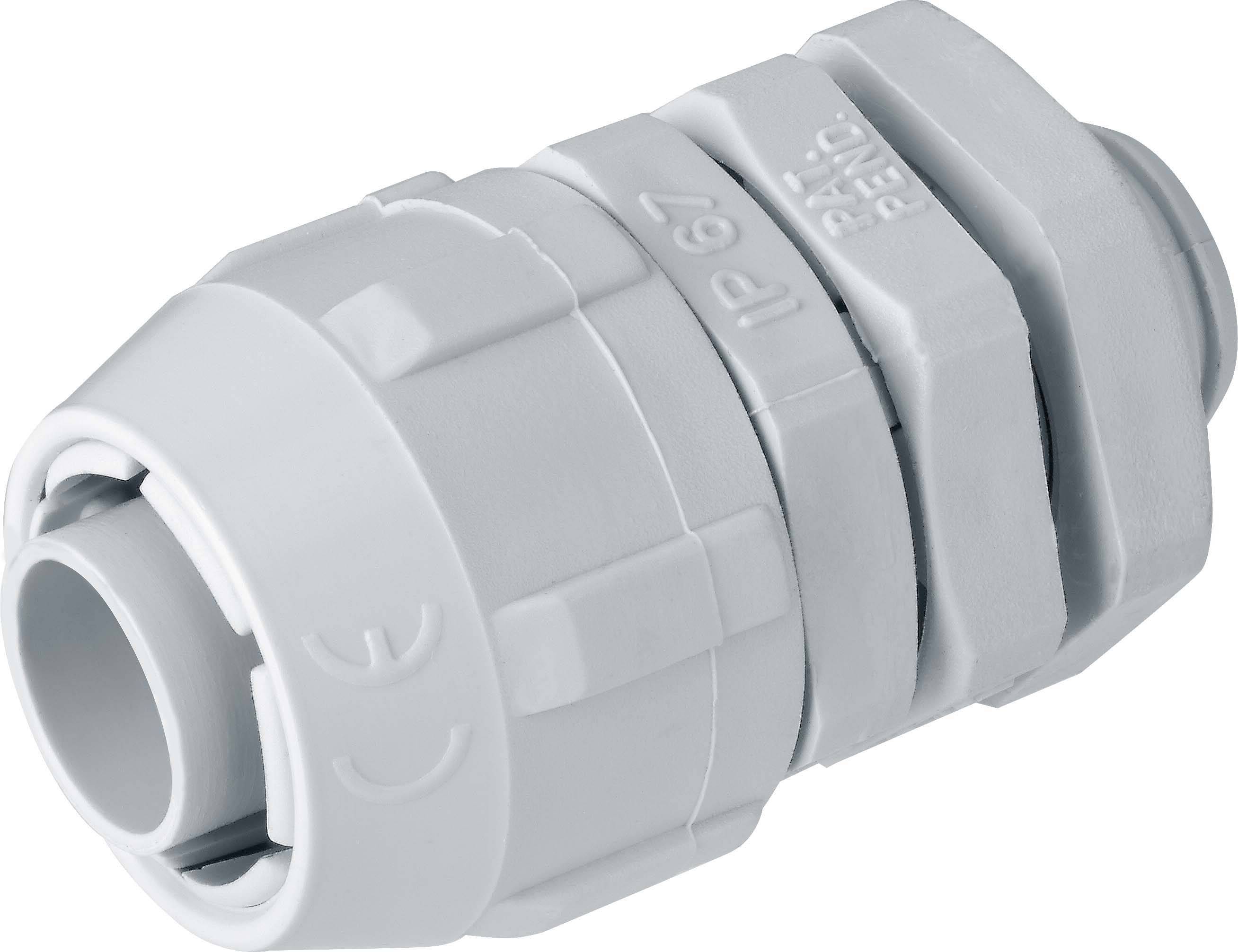 Fränkische Rohrwerke 28162011 FKV-SW-K 11M20 Schlauchverschraubung Grau 11.1mm 10St.