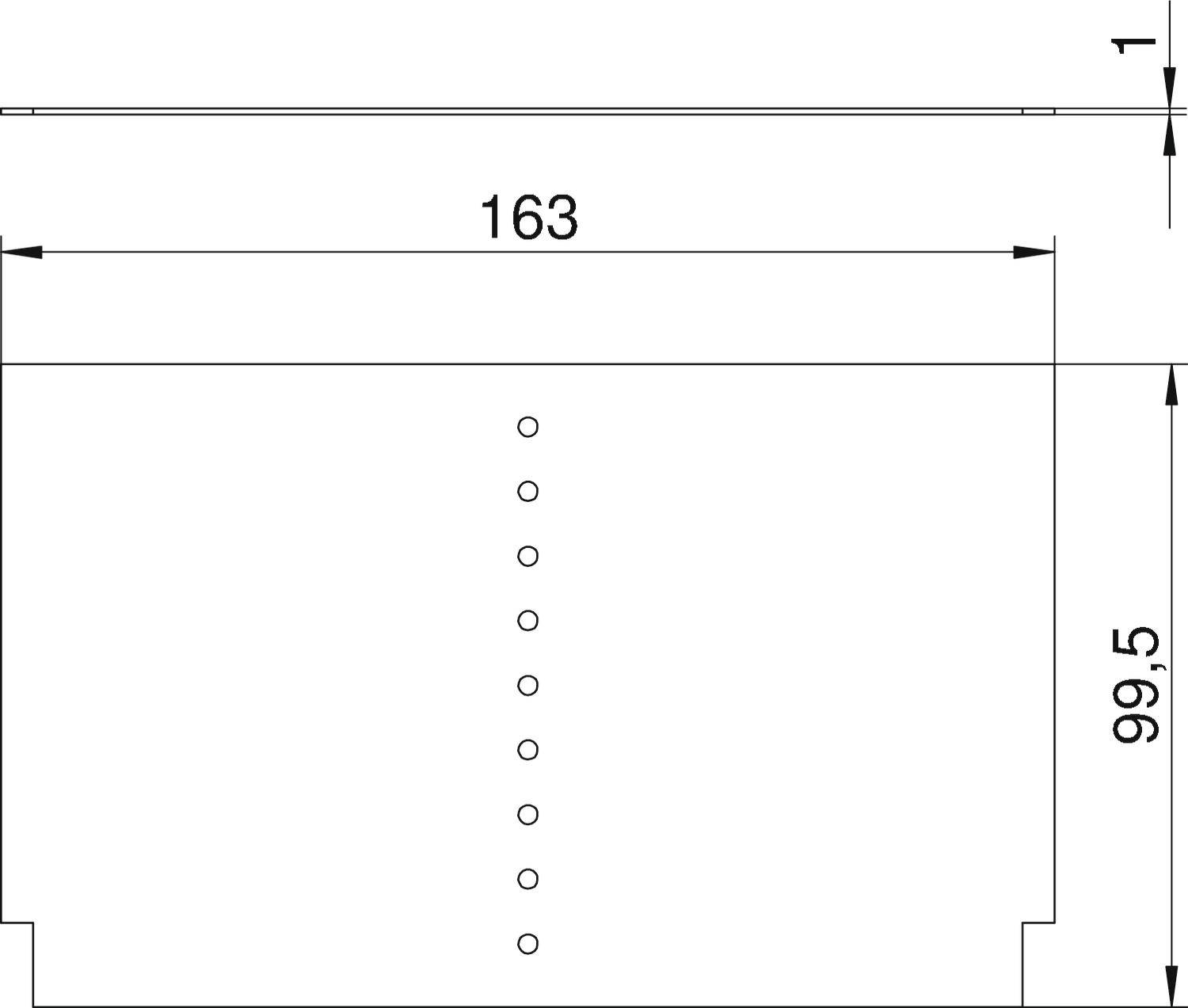 OBO Bettermann 6109832 Trennwand 1St.