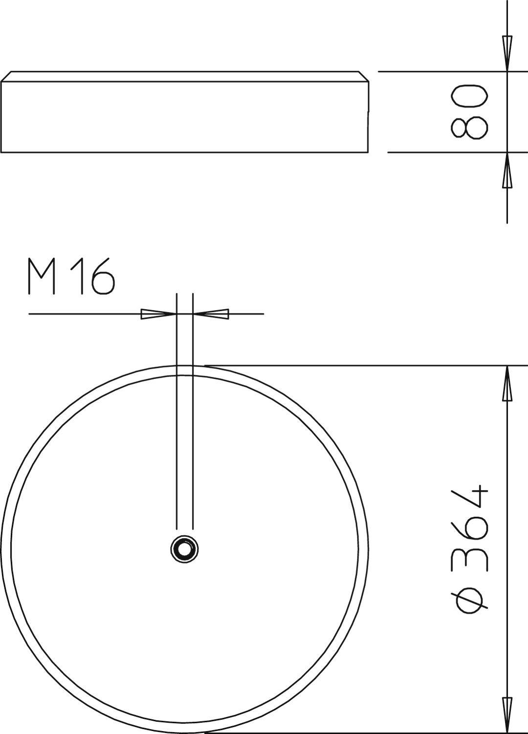 OBO Bettermann 5402958 101 B2-16 M16 Standfuß 1St.