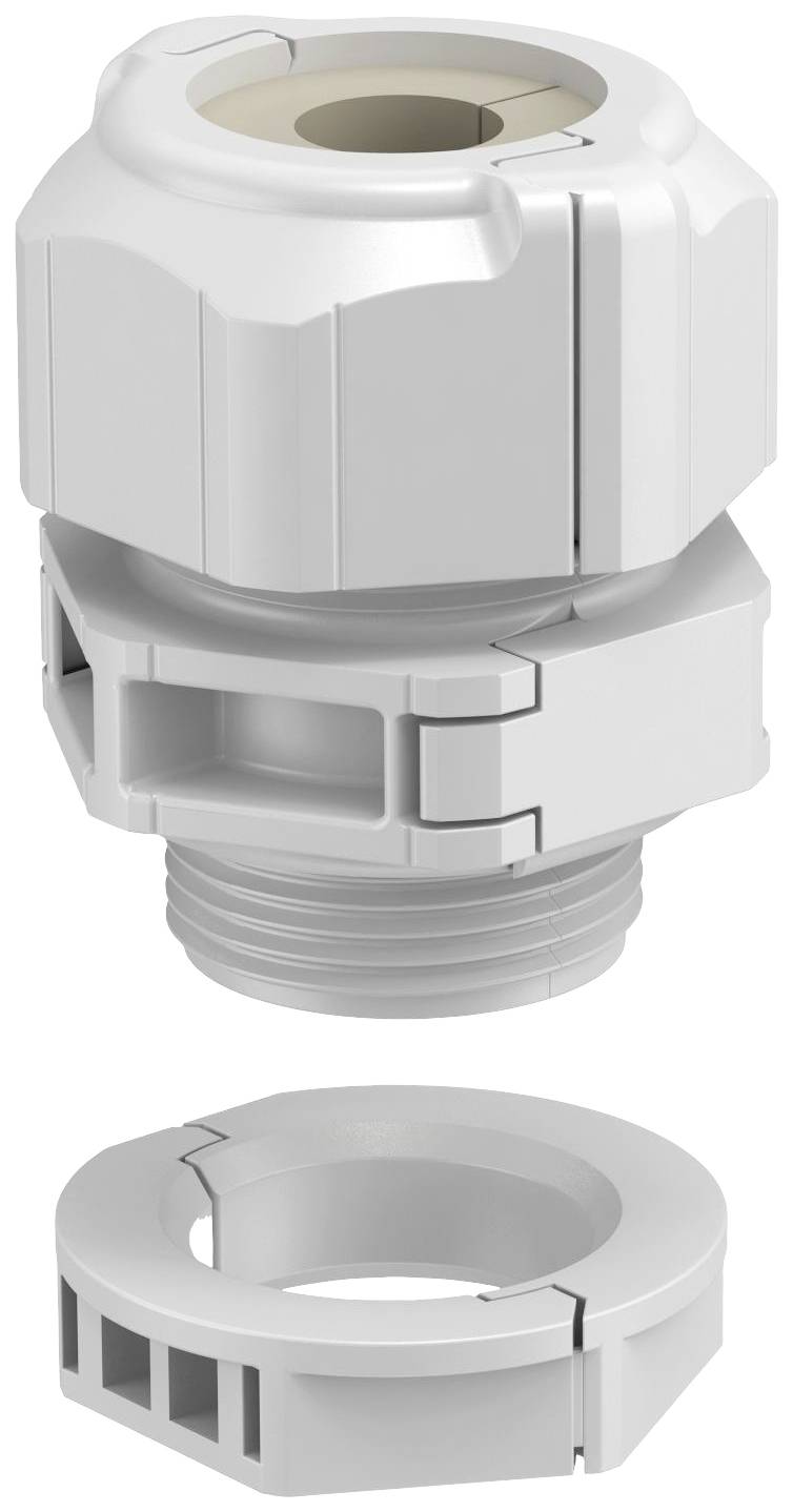 OBO Bettermann 2024942 Kabelverschraubung 1.5 mm Kunststoff Lichtgrau 5 St.