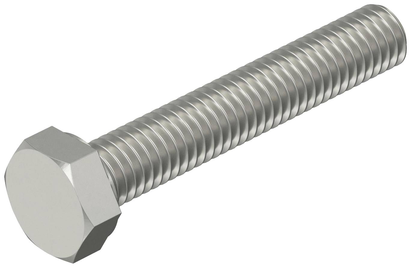 OBO Bettermann DIN933 M10x60V4A 3156035 Sechskantschraube 10mm 60mm Stahl nicht rostend 50St.